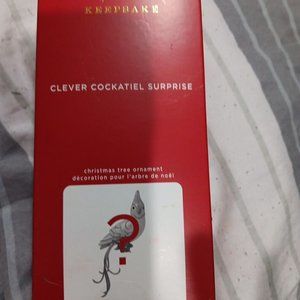 Hallmark Clever Cockatiel Surprise Ornament